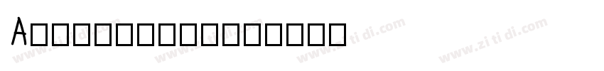 A Ordibehesht字体转换